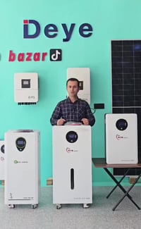 بطاريات إنارة • نظام ٢٤ ساعة • ١٥ كيلوواط ٦٠ أمبير