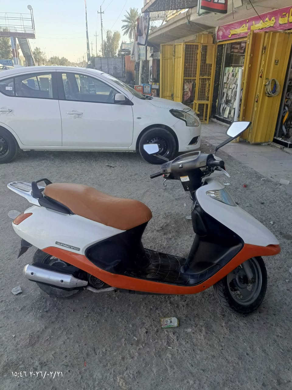 السلام عليكم دراجه سبيسي للبيع الدراجه شغاله سلف هندر و اشاير يمنه يسره و لد عالي ناصي السعر 600 و بيه مجال بسيط مكاني بغداد المحموديه متواجد دائما على الواتساب و الماسنجر ***********
