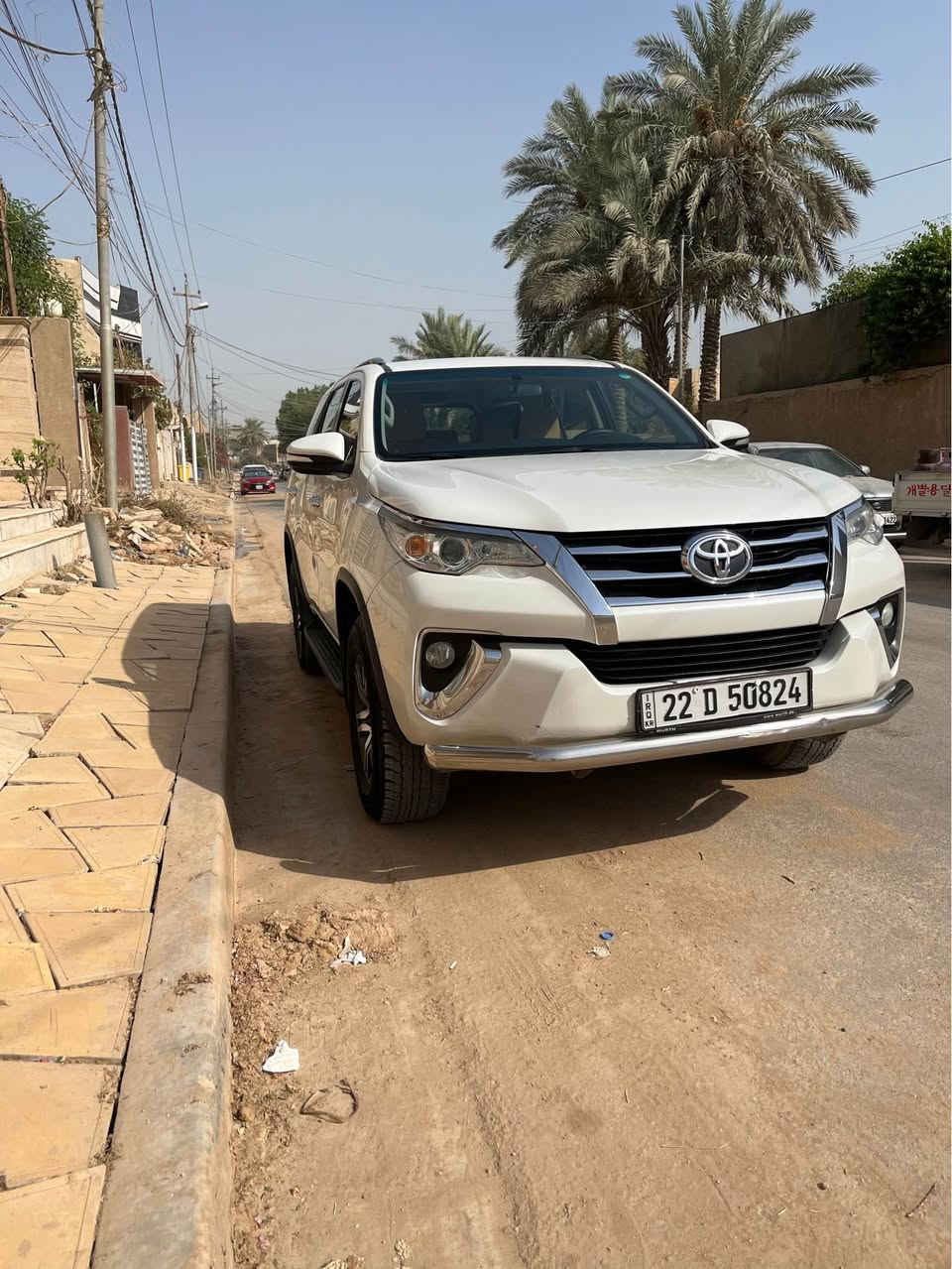 تويوتا فورشنر 2017 فول 1/1 

وكالة ساز GXR

رقم اربيل 
بسمي شخصياً 
عداد المسافه 72000 كيلو  قابل للزياده
1-محرك 6 سلندر 4000
2-بصمة دخول ذكي
3-فورويل +قفل دفلوك 
4-كير اوتو +شفتات ستيرن ترجيع نمر
تحكم استيرن جهتين
5-وضعيات قيادة Eco+PWR
6_نضام مانع انزلاق 
7-حساسخلفي 
8-مري كهرباء شفط +اشارة 
9_شاشة كبيرة Car play
10-كامرة بلاد 
12-منفذ شحن 
13-ثلاجة 
14-صاج +ستيرن حياكة 
15-عوارض اعلى سقف المركبة 
16-المصد الأمامي كروم +بطانة محرك 
17- مركب عليها دعاميه امامي وخلفي مع جرار
18-بك لايت LED
19-كروز مثبت السرعه 
20-قطع تبريد عدد 3+ لوحة تبريد بيانو 
21-عدد المقاعد 7 
22-ويل كب حجم 17
23- السيارة مكفولة من الصبغ فقط تعديل بارد مساحه قليله  في الجاملغ الامامي الايسر

مكان السيارة بالحلة

للاستفسار *********** حلة, بابل
