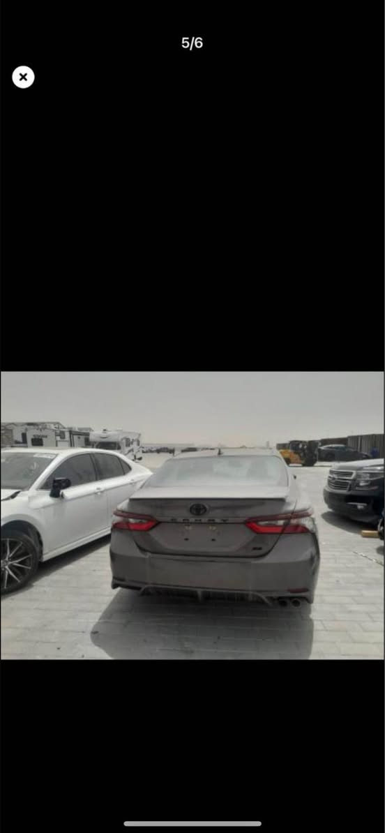 ‏camry 2023
وارد امريكي (بصمه)Se▫️ بانزين فقط / تو ويل 
ضرر قطعة واحدة  فقط (جاملخ )▪️
 حافة البنيد   مثل ما موضح بلصور  نفس ما وصلت من امريكا ▫️بدون صبغ ولا تعديل ▪️
ماشية39 mi▫️
ايرباكاتها كلها سليمة ▫️
تحويل مباشر ▪️
رقم اربيل▫️
مكانها موصل ▪️
سعر المطلوب 215 ▫️
للتواصل *********** موصل, نينوى
