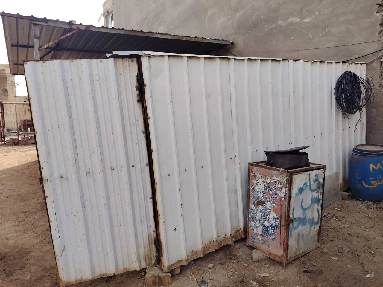 كرفان وسيقيفه للبيع
كرفان طول ٤ وعرض ٢
سقيفه
٦طول عرض ٥
حديد كله ثقيل سقيفه وكرفان وجينكو ثقيل صفر ٤
لتواصل لاتصال ع رقم  خاض مغلق
***********
