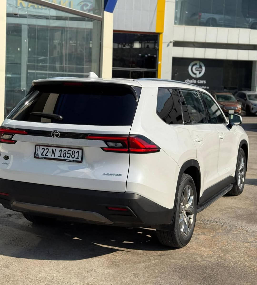 كراند هايلاندر Limited
سيارة ماشيه 14 الف ميل  
 
موقع السيارة : بغداد حي القادسية
نوع السيارة:  Toyota grand Highlander ￼￼ 
موديل: 2024
المسافة المقطوعة: 14.000 ميل 
محرك 4 سلندر توربو بانزين فقط

مكفولة عام من الدعامية للدعامية  

مواصفات:  Max ￼limited 

بصمة تشغيل 
بصمة ابواب دخول ذكي
كشنات ViP 
كشنات جلد 
كشنات خزن كهربائي 
كشنات تدفئة وتبريد 
كشنات خلفيه تدفئة 
تشغيل عن البعد 
 360 camera 
بريك كهربائي 
نظام اوتو ستوب 
نظام اوتو هولد 
وضعيات قيادة درايف مود سبورت .نورمال .ايكو 
دفع رباعي 4*4 
العداد دجتال الكتروني اشكال مختلفة 
مانع انزلاق تراكشن
نظام نزول منحدرات 
نظام Snow ثلج 
ستائر خلفية
صندوك كهربائي + فتح عن طريق القدم 
صندوك يدعم سستم سماعة JBL 
بلاجيكتور كشافات 
رادار نقطة عمياء جانبي ‘
رادار خروج عن المسار 
رادار مانع تصادم امامي 
رادار خلفي للسيارة 
لايت زينون LED +عدسة دوارة
مقاعد صف ثالث سبعه راكب 
ايشاير مري + نشرة ترحيب ليلي 
الويل عشرين ينج
ستيرن تدفئة تبريد 
شاحن وايرلس للجوال  
شاشة كبيرة JBL 
سستم سماعات JBL
حساسات اماميه خلفيه 
مداخل USB وتايبسي 
نظام الخرائط نڤكيشن
تحكمات ستيرن اوامر صوتيه فول 
45.700$
‏رقم تلفون￼
***********
