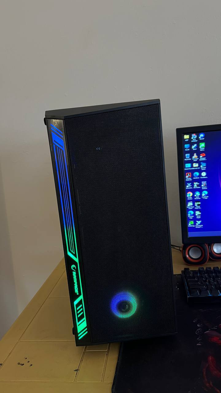 السلام عليكم PC للبيع بسعر 925 وبيهة مجال بسيط المواصفات :
النظافة كدام عينكم بالصور  استخدامي الشخصي 

وندوز 11 مفعل الرسمي كود التفعيل موجود في حال الفرمتة .

CPU: Core i5 12400F

MSI MAG CORELIQUID 240R V2. RGB مبرد مائي 

MB: ASUS PRIME H610M-A D4

GBU: RTX 3060ti 8GB

RAM: 16GB 8*2 3200 HZ 

LEXAR M.2 1TB 

BULLET M.2 256GBQ

SSD ADATA 128GB

PW: Thermaltake 650

Case : 6 FAN RGB الكيس ماعرف اسمه موجود بالصورة

الكرت حرارته 70-72 

كارتون المبرد موجودة فقط 

مكاني بغداد 

925 وبي مجال 

ادمن♥️


**إذا كنت صاحب هذا الإعلان وتريد حذفه لأي سبب، رجاءا أرسل رسالة إلى الدعم الفني**