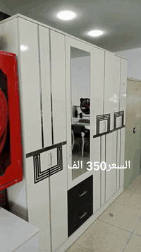 🔹 كنتور 4 باب – صناعة تركية مصنوع من خشب MDF عالي الجودة، عملي وأنيق، ...