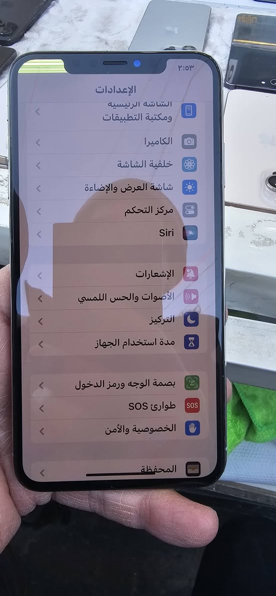 اكس ماكس 
٥١٢ كيكا 
بطاريه ٨٠ 
بصمه وجه شغال
سيم شغال
كامرات سماعات ومايك شغال
سعر ١٥٠ الف 
*********** واتساب اربيل
