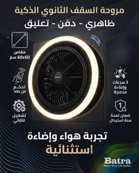 زبائننا الكرام وصول مروحة سقف ثانوي تعمل دفن ظاهري. نظام تايمر تحكم لد...
