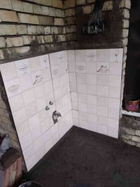 خلفة سيراميك • تطبيك جداري • كربلاء