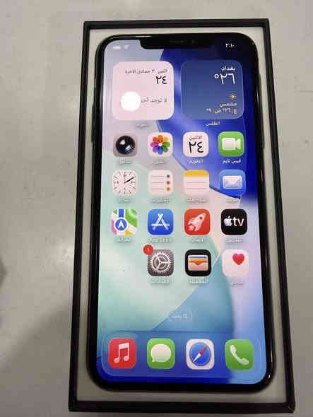 آيفون 11برو ماكس ذاكره 256 لون زيتوني الجهاز شرق اوسط ضمان ماستر نضافه 100‎%‎ استبدال فقط بطاريه أي تصليح ماداخل وكلشي بي شغال السعر 300 ألف للأتصال ***********
