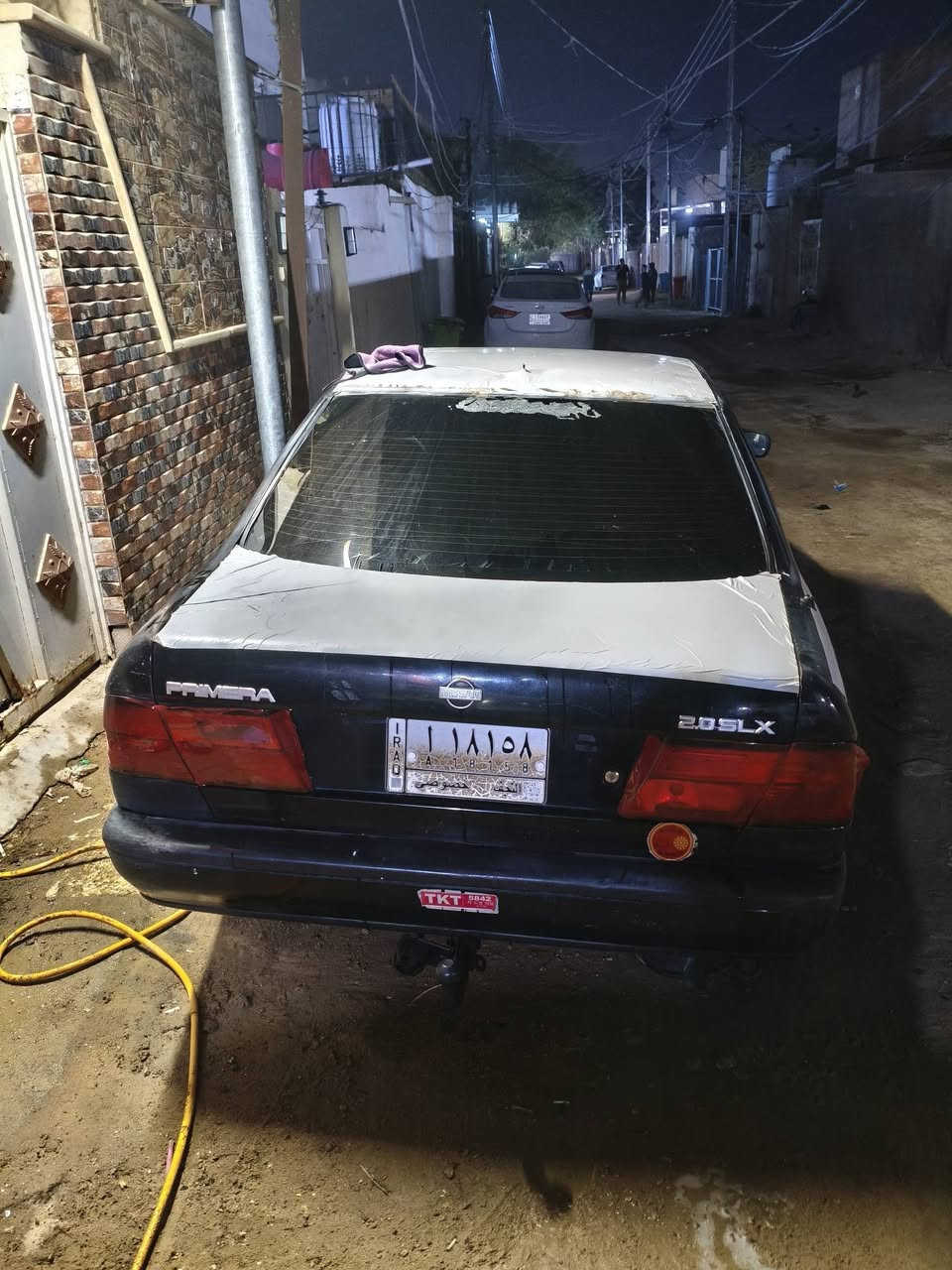 سياره نيسان بريميرا موديل 92 سياره لا ضربه ولا خياس  السياره فقط بيها بطل معلك مكا     نجف البراكيه  هاذا رقمي
***********
