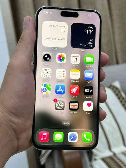 اقره منشوره وشوف صور سلام عليكم ايفون 15 برو ماكس ذاكره 256 بطاريه 85 بلاديه نموذج m نضافه 95 جهاز ماستر شرق اوصط جهاز فقط مبدل شاشه حلوه جهاز امانت الله ورسوله كله شغال تجي تفحص شحن نت مخابره تصال كاميرته صوته بصمته هزازه كل نقص مابي سعر 675 الف قفل قفل قفل غير قابل العمله مكلف بل نشر مكاني بغداد بصمه شغاله لون تيتانيوم ***********  بصمه شغاله
