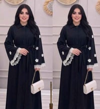 فستان كلوش • هوريم دابل تركي • مقاسات ٤٢-٥٠ سنغافورة