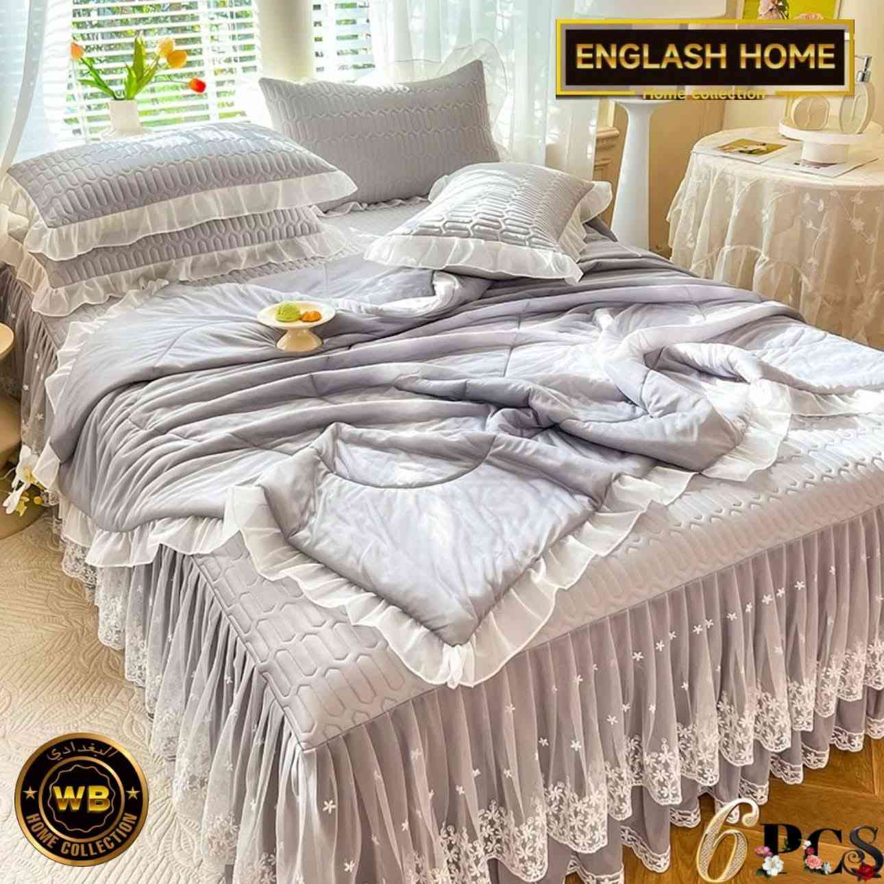 سيت الأميرات ترند موسم 2026
اطلبي قبل النفاذ 🚫🥲
من ماركة الجودة والأبداع انگلاش هوم العالمية 
سيت ملحف نفرين بمنتهى الأناقة والجمال ♥️
الشرشف يكون نزال كما موضح بالصور 
خامة طبية ملمس فائق الراحة والجمال 
المحتويات 6 قطع
* ملحف قياس 220x240+8
* شرشف قياس 180x200+30+50
* وجه مخدة عدد 4
((( السعر 70))) 
تأكد من وجود ماركة انگلاش هوم قبل الأستلام 
المنتج متوفر في جميع فروعنا 
واتساب : 
***********
تتوفر خدمة توصيل إلى جميع أنحاء العراق 
شكرا لأختياركم منتجات انگلاش هوم ♥️⁩
