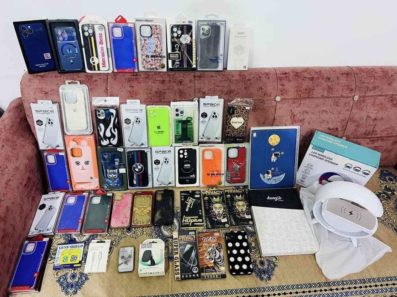 حبايب غراض محل للبيع مكاني بغداد حي القاهرة *********** واتس اب متوفر سعرهن 35 الف توصيل موجود كافة المناطق والمحافظات 

31 كفر ايفون ايفون
كفر ايباد 10 جديد
شاحنة 15 برو ماكس اصلي
سبيكر هلال جديد
لواصق ايفون عدد 5
حماية كامرات +توصالة+ ستاند سياره
