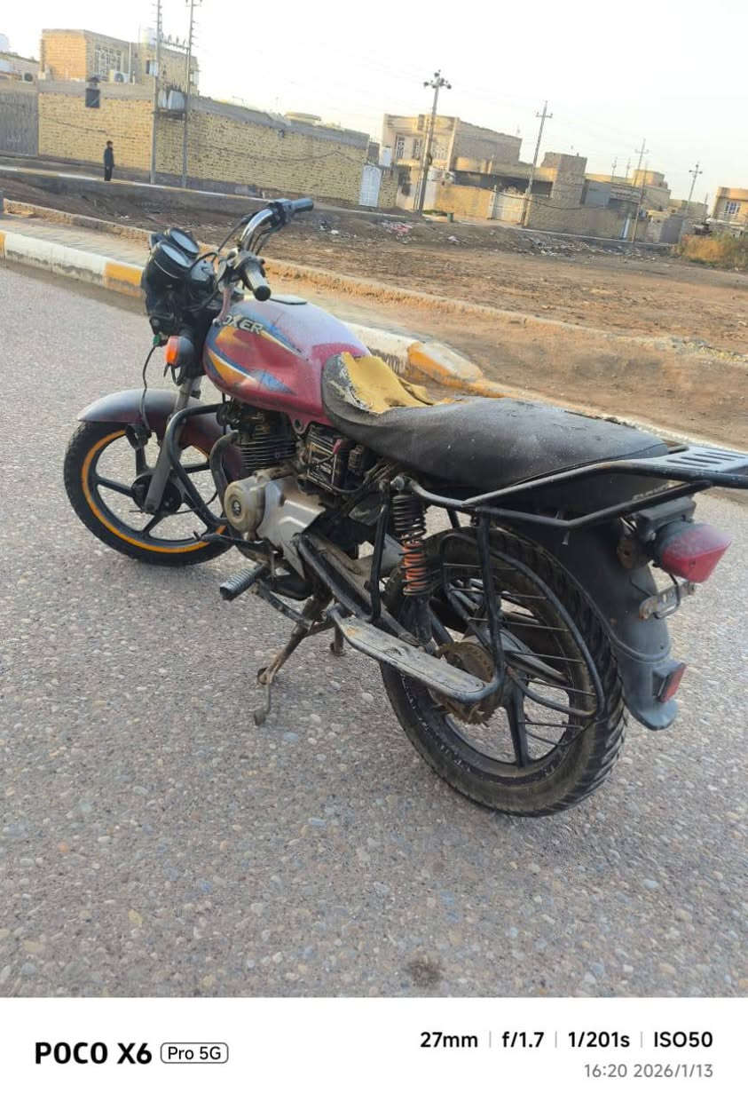 بوكسر بدون موديل 20 دراجه كايمه
حتيجتها 

تجيفت 100 

تانكي وكشن 
وترجع بلاد ***********
