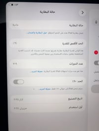 بسم الله الرحمن الرحيم  متوفر : ايباد ايفون A16 ) ايياد 11 اللون : نيل...