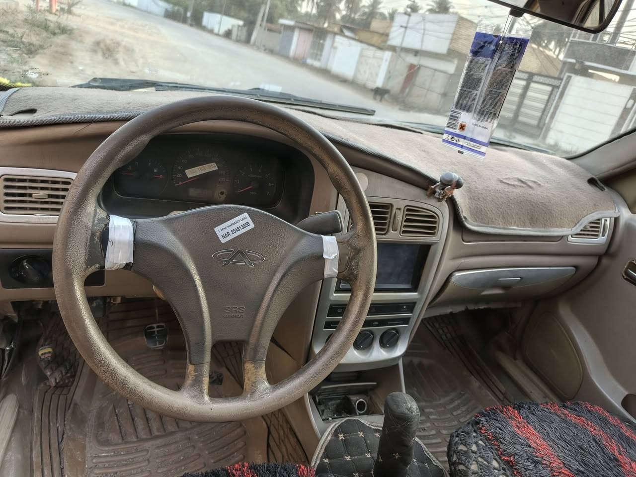 السلام عليكم 
قبل كلشي تحويل مكاتبه ويه صاحبها مباشر شيري كوين جاهزه مكينه تجفيت جديد بساتم سيفيا تبريد شغال كلج جديد مشط جديد سنويه لل28 رقم أنكليزي بيها خياسات معروفه مال شيري بلدوسات وبلجاملغات وبحافة الأبواب السيارة ابلاديه ما بيها صبغ أبد السعر 25 وبيها مجال للشراي للاتصال ***********
