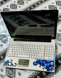 حاسبة لاب توب hp وارد اوربي مستخدمة  المواصفات معالج اي ام دي كور  رام...