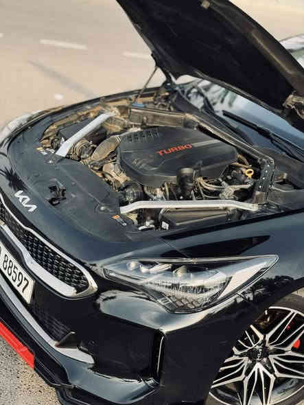 كيا ستنكر 2022 GT1
السياره ماشيه 25000 كيلو
مكينه v6 3.3 twn turbo
كير مكينه تبريد شرط بلادي برغي مامفتوح سياره ستوك 
المواصفات
تدفئه كشنات
حساسات خلفيه
رادار امامي
اشاير بل مري
مري شفط
ترحيب عند الاقتراب
قطعتين تبريد
رادار امامي
بانوراما
تبريد منفصل
كشن كهرباء
عدسات LED بلادي
اوتو هولد 
هاند بريد بصمه
داريف مود 6 وضعيات 
بوابات كزوز بلادي يفتح ويسد عند ال سبورت
غرفه حمره GT2
لدات داخلي عمل LED 
سستم صوت BOSS
السياره حادثها خشم البنيد بدون دواخل وبل عراق صار بيها جاملغ بدون دواخل
السعر 230 وبيها مجال
العنوان بغداد اعضميه شارع عمر 
***********
