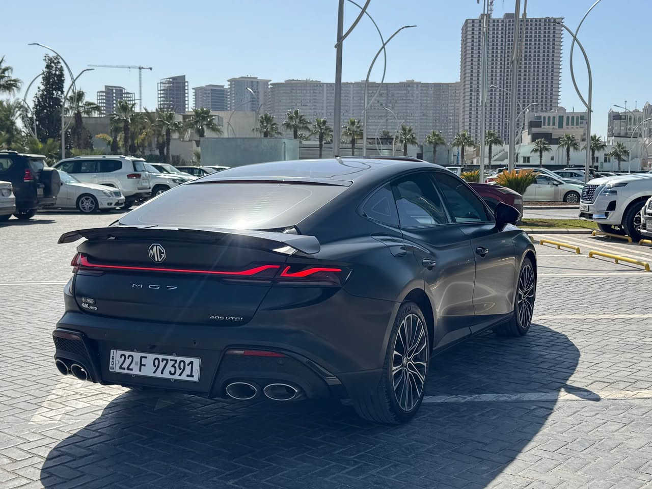 🚗 للبيع MG7 Lux 2.0T موديل 2024 – فل كامل
الممشى: 31 ألف كم
محرك 2.0 تيربو (261 حصان)
ناقل أوتوماتيك 9 سرعات
سقف بانوراما + جناح كهربائي
كاميرات 360 + رادار + مثبت سرعة ذكي
السيارة مكسية PPF مات كامل مع ضمان 10 سنوات
بيها موافقة رسمية للتضليل
وبيهة ضمان الوكاله ٥ سنوات

✔ بدون ضرر
✔ بدون ملاحظات

💰 السعر: 21,000$ (قابل للنقاش للجادين)

📞 *********** أربيل, العراق
