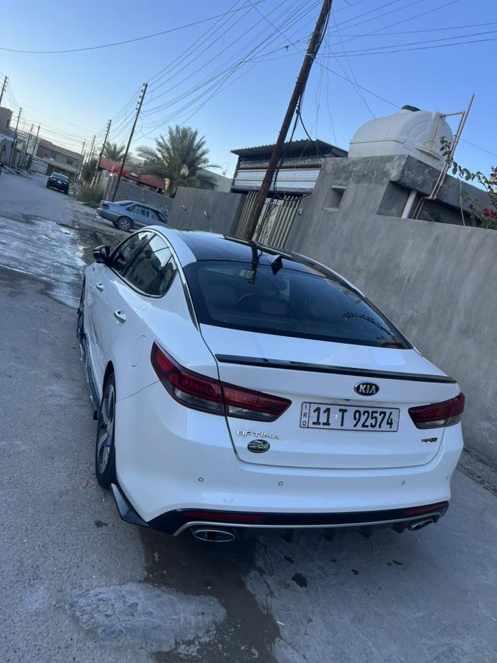 السلام عليكم
للبيع كيا اوبتيما 2016 جي تي لاين  خليجي 

السياره مكفوله كفاله عامه سونار موجود

مواصفات: الفول ال جي تي لاين GTlien

‏‎1_مكينة 2400

‏‎2_  رقم بغداد تحويل مباشر

‏‎3_تبريد قطعتين منفصل 

‏‎4_بانوراما 3حركات 

‏‎5_ستيرن شكل رياضي sport 

‏‎6_تدفئة ستيرن 

‏‎7_شفتات تب ترونك كير عادي

‏‎8_تحكم ستيرن  

‏‎9_كامرات ٤ مع GPSفعال

‏‎10_كشنات جلد لون عنابي اصلي 

‏‎11_كشنات كهرباء متحركة مع تخزين 2وضعية ميموري كشن

‏‎12_تدفئة وتبريد كشنات امامي تدفئة كشنات خلفي

‏‎13_حساس امامي خلفي 

‏‎14_زراك لايت

‏‎15_لد امامي خلفي ليزر

‏‎16_لايت زينون ناصي عالي متحرك مع حركة الستيرن واظهار النقطة العمياء 

‏‎17_رادار تنبيه عند اقتراب سيارة من الخلف والجوانب 

‏‎18_ايرباك عدد 8

‏‎19_انظمة قيادة  عدد 3 ايكو سبورت اعتيادي 

‏‎20_نظام ABS بريك ونظام ESP

‏‎21_دسكات عدد 4 رياضي جي تي 

‏‎22_وَيْل مشيف سبورت حجم 18 عدد 5 وحساس اطارات 

‏‎23_نظام AUTO HOLD نزول منحدرات

‏‎24_الصندوق نظام ذكي فتح الجنطة عند الاقتراب من السيارة 

‏‎25_شاشة 8 انج لمس notification 

‏‎26_بوصلة تحديد القبلة والخرائط وتحديد الموقع والملاحة

‏‎27_سماعات عدد 10 

‏‎28_بلوتوث مع حساس الصوت اذا كان مرتفع عند الكلام ينخفض

‏‎29_نظام الصوت سستم harman/kardon 

‏‎مع سبوفر مضخم صوت عدد 2

‏‎30_هاند بريك بصمة كهرباء 

‏‎31_بردات خلفية اصلي

‏‎32_نظام شحن الهاتف لاسلكي وايرليس 

‏‎33_ضوء ابيض داخلي 

‏‎34_مري كهرباء شفط قلابة مع ضوء إشارة‎ الماسحات حساس تعمل عند الأمطار

سياره جديده وبحاله زيرو

لاتصال *********** واتساب عنوان ابو غريب الحصوه سعر 175 وبيه مجال
