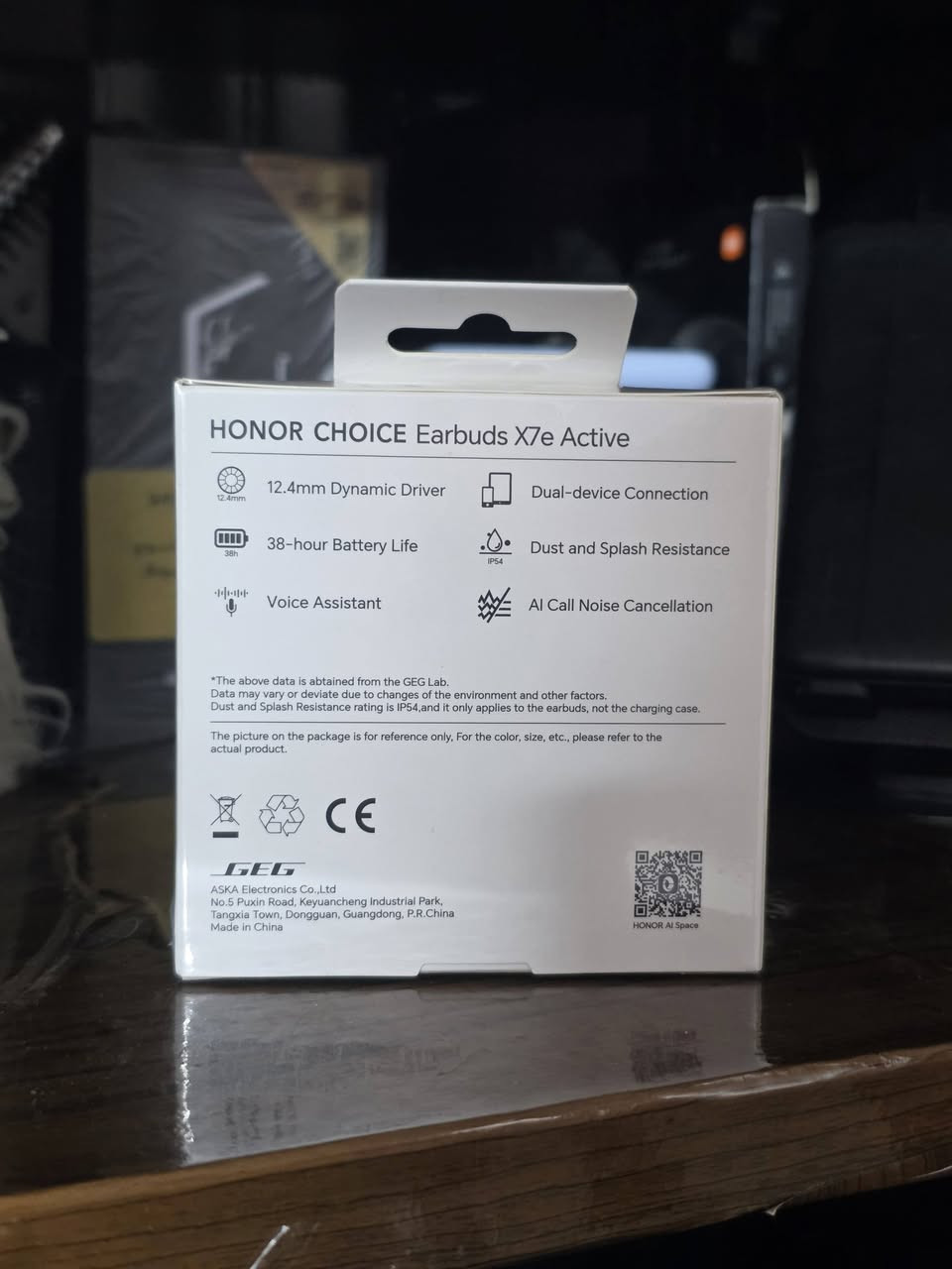 سماعة هونر HONOR CHOICE Earbuds X7e Active المواصفات عزل الضوضاء إلغاء الضوضاء أثناء المكالمات  تدعم إصدار Bluetooth 5.4 لاتصال مستقر وسريع  تدعم اللمس الذكي للتحكم  بالموسيقى والمكالمات عمر البطارية يصل إلى 40 ساعة  
مقاومة الغبار ورذاذ الماء بمعيار IP543 جديدة ما مفتوحة من الكارتون مكاني بغداد العبيدي الشهداء الاولى ماعندي توصيل ب25


**إذا كنت صاحب هذا الإعلان وتريد حذفه لأي سبب، رجاءا أرسل رسالة إلى الدعم الفني**