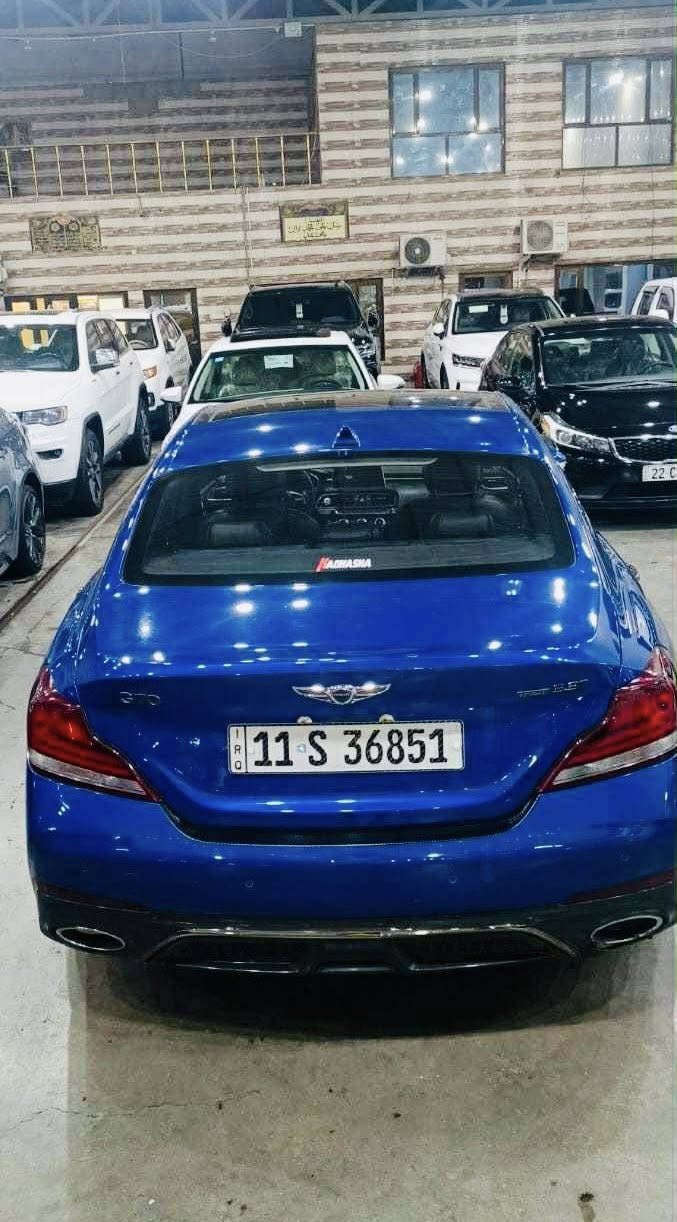 يالله
السلام عليكم حبايب  

السعر 175 وبيها مجال 

#للبيع سيارة جينيسيز جي ٧٠ برستيج ( Genesis G70 ) لون مميز 

#المركبة    : جينيسيز جي ٧٠ برستيج 
#الموديل    : 2019
#الفئة        :  Genesis G70 PRESTIGE 
#المحرك    :  ٦ سلندر 3300 توين تيربو ( V6 3.3cc twin turbo 
#الرقم       :  بغداد بسمي 
# الصبغ    : 4 قطع السونار بالمنشور 
المواصفات 

1- ٦ سلندر 3300 توين تيربو
2- دفع خلفي ( اكسل ) 
٣- الكير ٨ سرعات 
3- ويل كب حجم 19 اصلي 
4- سيستم صوت ليكسيكون عدد ١٨ سماعة 
5- السيارة ماشية 128 الف كيلو 
6- لايتات زينون عالي ناصي اصل 
7- لد نهاري وليلي
8- كاميرات محيطية 360 درجة
9- بصمة تشغيل وفتح الابوباب والصندوق
10- صندوق ذكي
11- حساسات الاجتياز الجانبية ( النقطة العمياء ) 
12- اشارة ترحيب بعلامة جينيسيز في المرأة الجانبية
13- حساسات امامي خلفي 
14- راداو امامي قرائة الطريق و اوتو بريك
15- غرفة السيارة مقاعد جلد اصلي + التكم و السقف كنتارة
16- تحكم فول كهرباء لكراسي المقدمة 
17- تحكم ستيرن متكامل  
18- شاشة دشبول كبيرة + ٥ وضعيات قيادة
19- شفتات ستيرن للتحكم بالكير العادي
20- ازرار السبورت تراكشن وغيره 
٢١- الزجاج للسيارة يوجد به عازل حراري اصلي 
٢٢- داتا شو علجامة الامامية
٢٣- يوجد مواصفات اخرى في السيارة وكثيرة
السعر 175 وبيه مجال 
العنوان كربلاء حي الحسين


**إذا كنت صاحب هذا الإعلان وتريد حذفه لأي سبب، رجاءا أرسل رسالة إلى الدعم الفني**