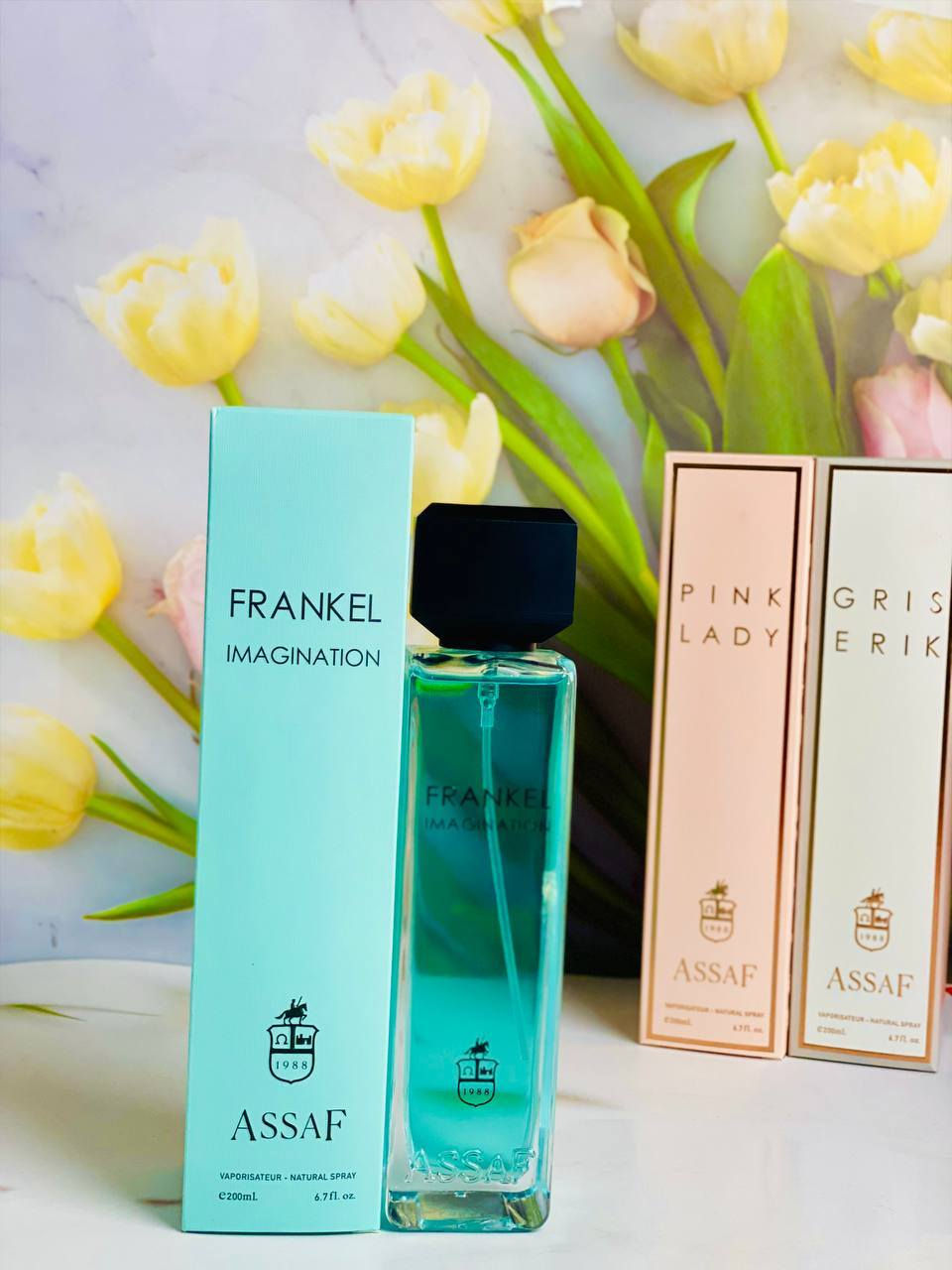 عطور براند عساف 200ml 🇸🇦

👩🏻‍🦰👨🏻‍🦱😍 ٦ نكهات مختلفة للرجال والنساء

🤍 فرانكل سلفر بديل لعطر كريد سلفر ماونتن
المكونات: لمسات حمضية منعشة من البرتقال والليمون والبرغموت والشاي الاخضر والزبيب الأسود القاعدة كريمية خشبية وعشبية مثل خشب الصندل والمسك 😍

💚 نوبل بديل لعطر لانكوم لافي بيل
المكونات : عبير الورد والياسمين والفانيليا لمسة أنثوية دافئة المسك العود خشب الصندل والبرغموت 😍

🎀 بنك ليدي بديل لعطر مس 
لافيرين
المكونات : تركيبة زهرية بوردية تجمع بين الأزهار البيضاء والباتشولي والفانيليا من زهرة البرتقال والبرغموت 😍

🖤 فرانكل انفنتوس بديل بعطر كريد انفنتوس
المكونات : السوسن الفتان والليمون المنعش رائحة البنفسج والريحان نجيل الهند العطري أخشاب الارز والمسك 😍

💙 فرانكل اماجنشن بديل لعطر اماجنشن
المكونات :النفحات الحمضية والمائية المكونات العليا البرغموت والحمضيات والعنبر الجاف والياسمين القاعدة خشب 🪵 

💜 كريس بديل لعطر كريس ديور
المكونات : البرغموت وقلب الياسمين الورد طحلب البلوط أخشاب الصندل أخشاب الارز الباتشولي والعنبر 😍
يوجد خدمة توصيل لجميع محافظات العراق 🚘
#الجميع


**إذا كنت صاحب هذا الإعلان وتريد حذفه لأي سبب، رجاءا أرسل رسالة إلى الدعم الفني**