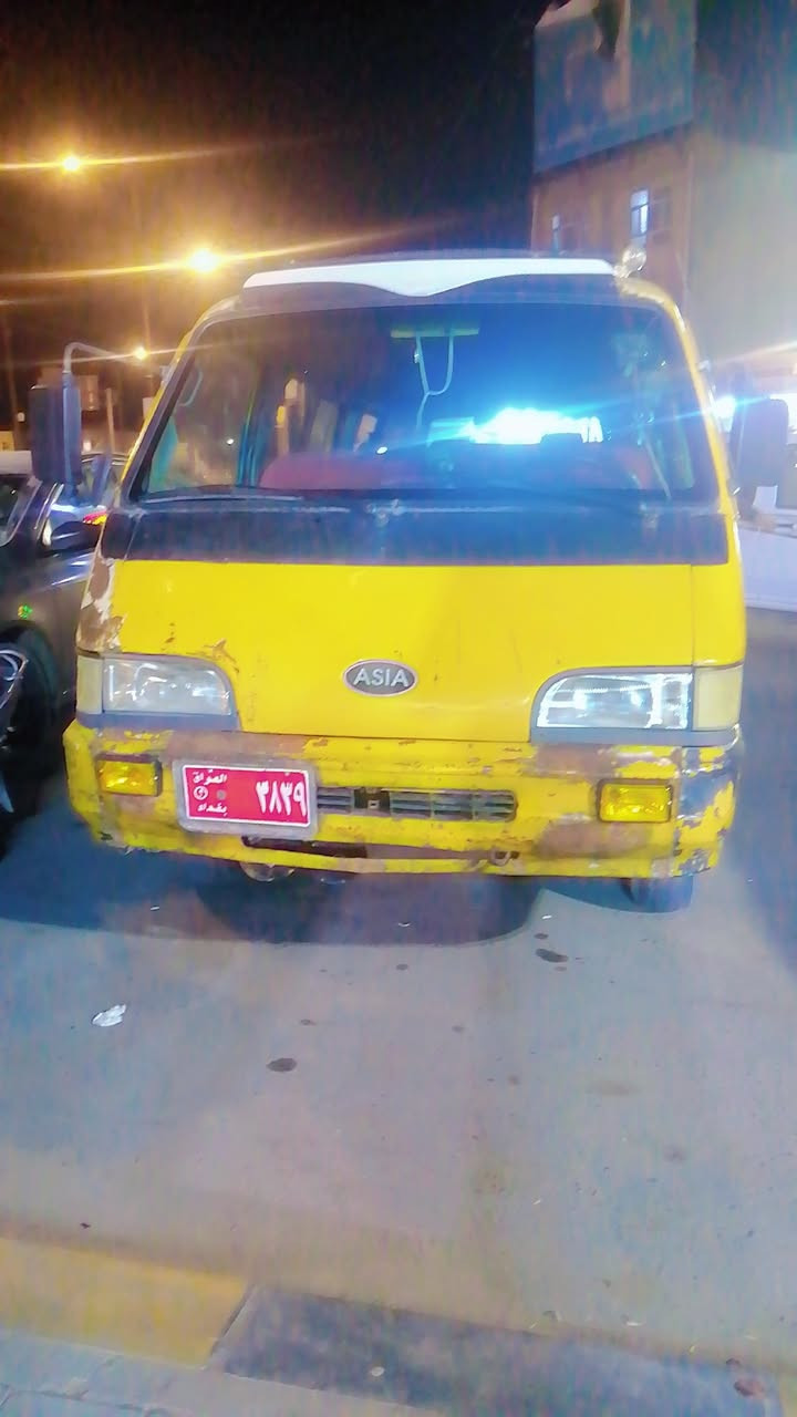 السلام عليكم كيه اسيا للبيع موديل 94 بغداد رقم احمر بيها وكاله عامه مكان نجف *********** مكلف بل نشر
