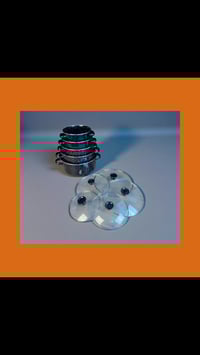 طقم قدور • ٥ أحجام • غطاء زجاجي