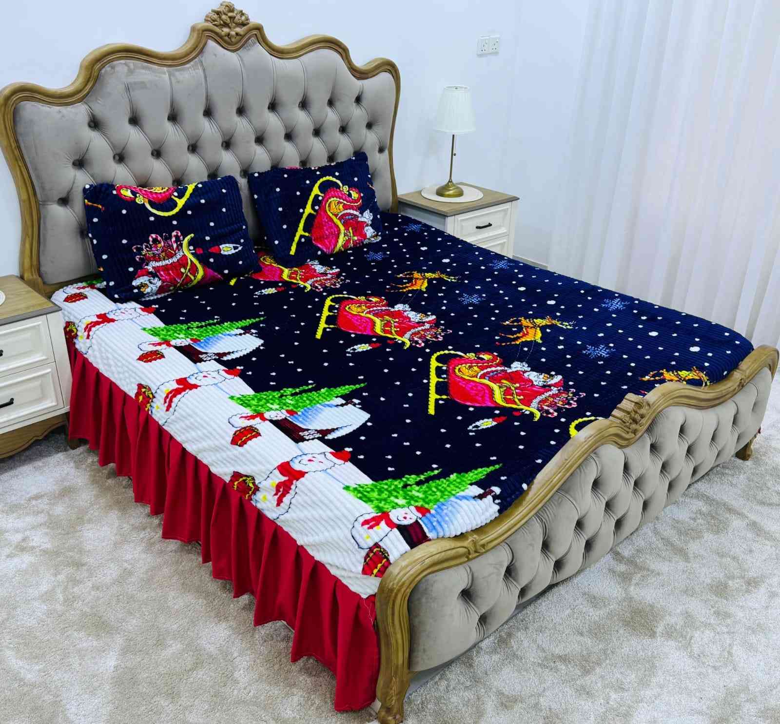 نزلات جرباية 
نوع القماش شتائي خاولي خامة درجة اولى بشهادة الزبائن
القياس /ترهم على السرير العراقي والتركي 
والسعر / 15000 ألف
التوصيل  داخل الكوت بس الف دينار 
الحجز والاستفسار /واتساب  ***********
