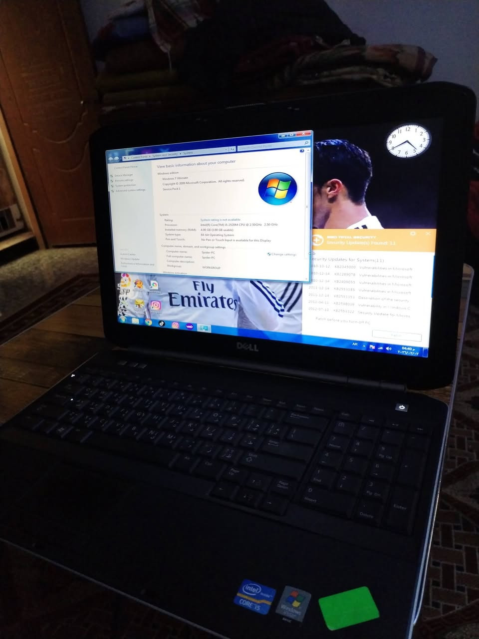 لابتوب DELL corei5  شحن تصل. الئ ساعه وربع تقريبا السعر ب ١٦٠ وبي مجال مكاني بغداد حي اور للاستفسار ***********
