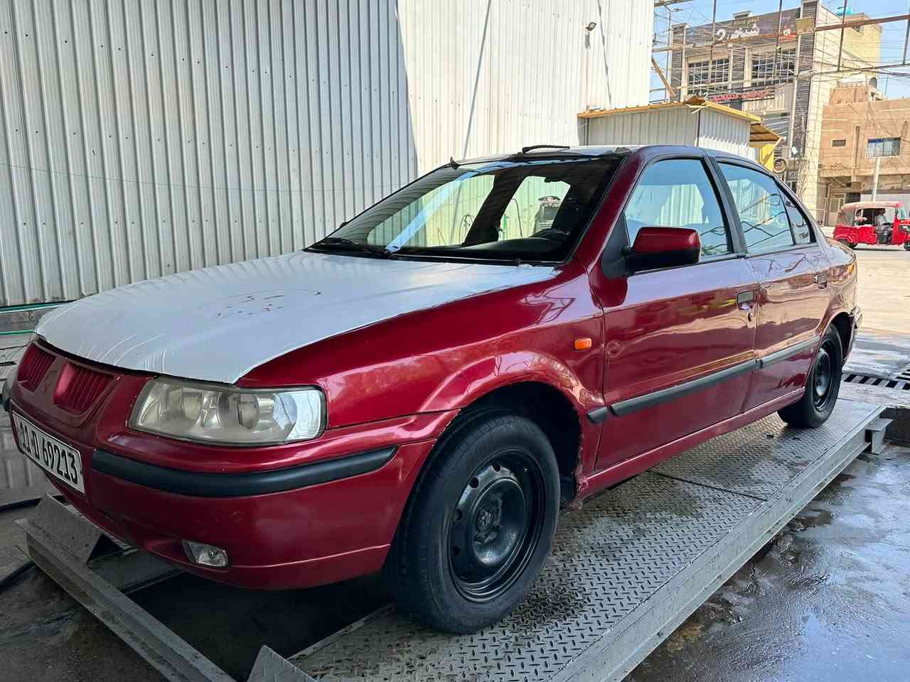 السلام عليكم سمند موديل 9بسمي رقم جديد بيه تبخير وكير وتبريد نضيفات كهربائياته بيه طبك بصيط تخم تاير دوشمه شاشه زنون لايت عالي سياره بيه صبغ دوس فقط رش وبيه طخه بين البابين مال سايق عله كد شبر معمره جاهزه للبيع ب35وبيه مجال مكاني بل شعب وهاذ رقمي ***********
