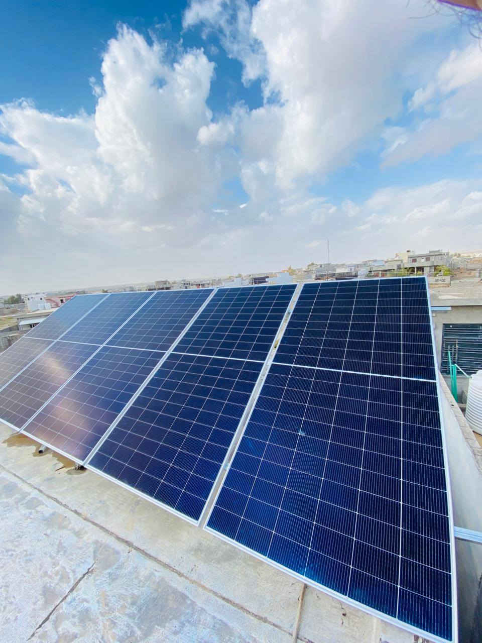 الحمدلله 🤲
تنصيب منظومه الطاقه الشمسيه في جلولاء حي المرور
بيت استاذ رائد

الاستفسار
*********** استاذ سيف حامد
