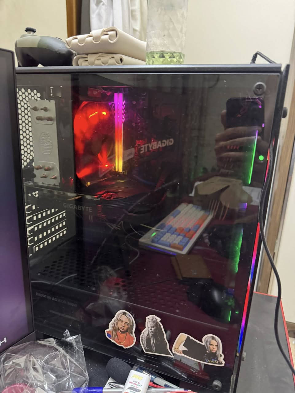 1660 super
I5 جيل تاسع 
16 ram 
Powe subly 800
Mother bord 310h
فقط كيس للبيع


**إذا كنت صاحب هذا الإعلان وتريد حذفه لأي سبب، رجاءا أرسل رسالة إلى الدعم الفني**