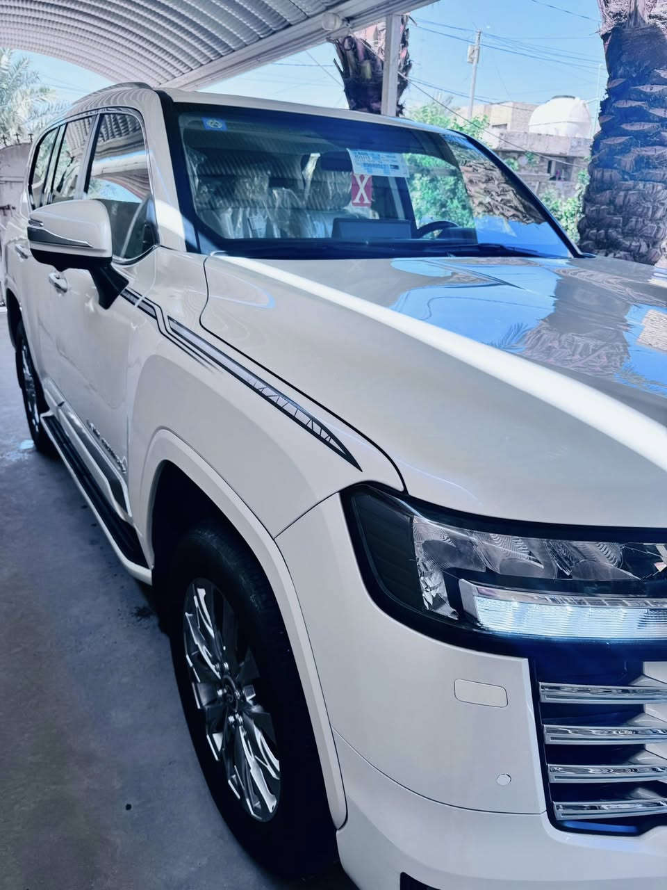 ‏‎السلام عليكم 
بعد التحية والتقدير 
تويوتا لاندكروز  2023   GXR بريم مكفوله من الصبغ  والبارد والشخوط والتبديل رقم بغداد باسمي تنفس طبيعي 
السياره
‏‎المواصفات
محرك 4000 v6 
بصمة
باب خلفي كهرباء
5 بصمات ابواب
‏‎8 ايرباك
‏‎سلايد
كراسي جلد  وكهرباء
‏‎3 شاشات 
هاند بريك دكمه 
‏شاحن واير لس 
‏‎انارة ترحيب
زراك لايت
‏‎دوسات ليزرية كتابة LAND CRUISER
‏‎ثلاجة
‏‎حساس امامي+خلفي
بجم زنون 
‏‎مري شفط +قلاب 
‏‎اشارة بالمري
ويل حجم 20 
ماشيه32 حقيقي شرط الفحص 
وباقي المواصفات المعروفه 
صدر امامي خلفي كير محرك كهربائيات تخم تاير كلة بشرط العدة والكتلوكات والكاعيات  وغراضها كلها موجوده
السعر 660وبيها مجال 
مكان السياره الديوانية 
للاتصال 
***********//
***********//
