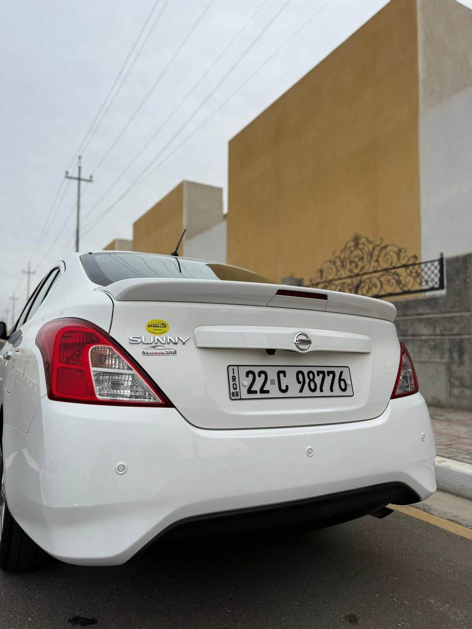 نيسان سني كفاله عامه 2024 VIP
رقم أربيل تحويل مباشر 
عداد المسافه : 78 الف km
المواصفات ..
شاشة كار بلي - كامره خلفيه - تبريد قطعتين 
بصمة تشغيل وابواب - حساس خلفي 
تحكم ستيرن - ويل كب - 4 جام اوتو 
اشاير مري - سويج ريمونت عدد 2
✍🏻 السعر 127 ورقه
*********** مهندس حسين
كربلاء / حي الحسين 
شركة_المتحدة_لمزادات_السيارات_وقطع_الغيار
