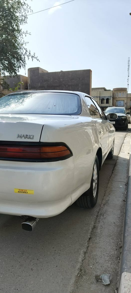 سلام عليكم تيووتا مارك مديل 1997 لون لولوي مكفوله من لكص ونقل لجثه ولعيب شرعي بيها مكانات صبغ قليل جدا تخم تاير حداده 95 بلميه دواخل جديده مكينه وكير 2500 بلكارتون وراعيها بزبير.  العنوان الزبير حي الخطوه شارع لمحكمه جديده رقم لهاتف *********** ورجاء مامتواجد ع لواتس اب لعدم رد.      سعر 67
