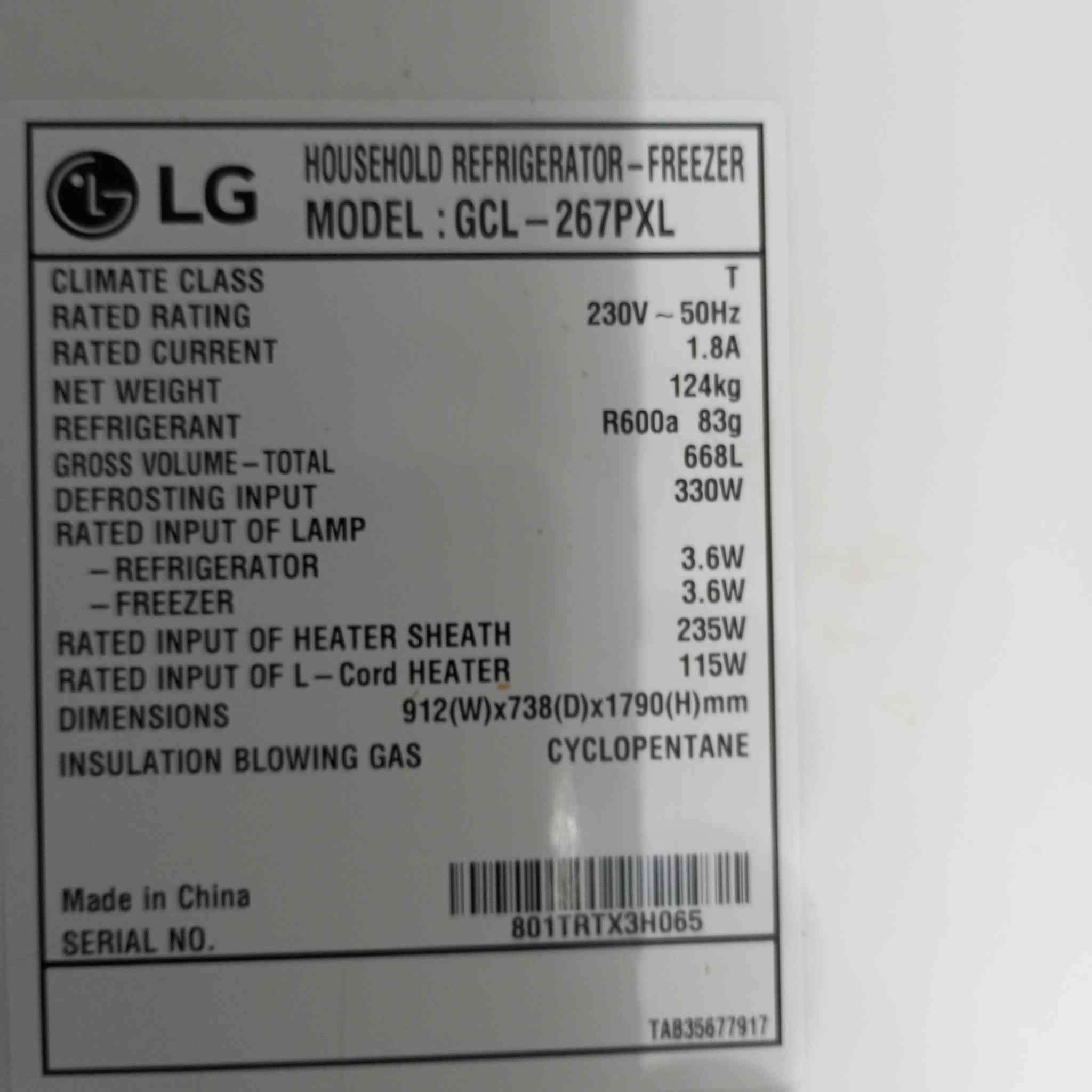 براد بابتين نوع أل جي باب ثلاجة وباب مجمدة نوع لينير تحكم دجتل يحتوي على براد ماء مع ماكنة تصنيع الثلج السعر خاص


**إذا كنت صاحب هذا الإعلان وتريد حذفه لأي سبب، رجاءا أرسل رسالة إلى الدعم الفني**