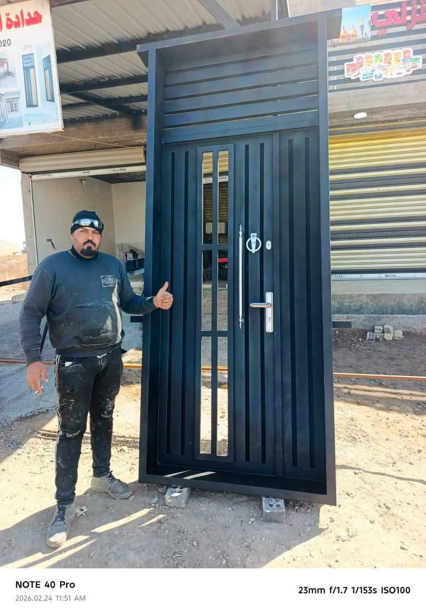 السلام عليكم يوجد لدينا حداد ابوك شبابيك شغل درجه اولى اسعار مناسبه المكان بغداد تاجي  ***********/*********** اي استفسار مراسله واتساب
