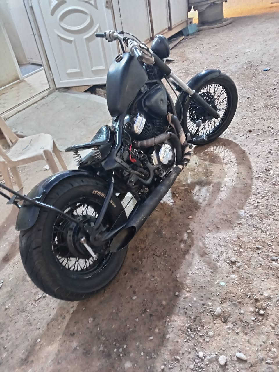 متاح جاهزه من كلشي نقص بس كهربايات حالين الدراجه طافيه محرك 900 اي استفسار ***********
