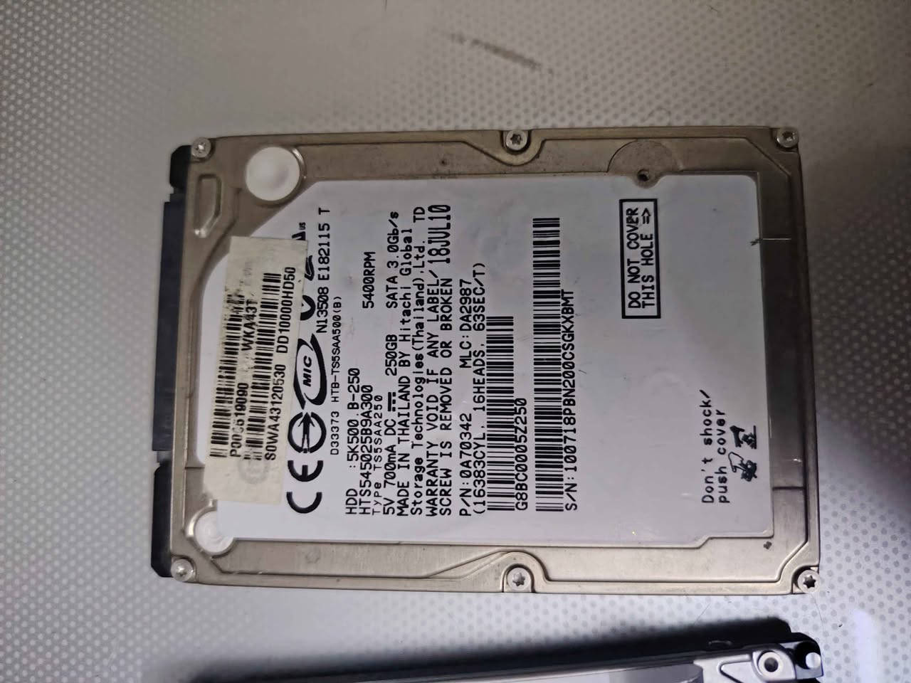 250GB--10الف
320GB--15الف
1000GB--35الف
راك هارد خارجي سعرة 10الف بغداد, العراق


**إذا كنت صاحب هذا الإعلان وتريد حذفه لأي سبب، رجاءا أرسل رسالة إلى الدعم الفني**