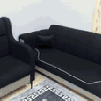 تخم تركي8مقاعد تفصال ابلوك اسود خاولي قماشه جديد ما مستعمل سبوعين عنوا...