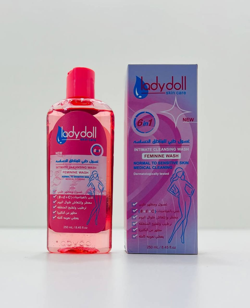 غسول ليدي دول هو غسول طبي مخصص للمناطق الحساسة بتركيبة 6 في 1، مصمم للبشرة العادية والحساسة. 

الميزات والفوائد
تنظيف طبي وتطهير: يعمل الغسول على التطهير وقتل البكتيريا الضارة والتخلص من الروائح الكريهة.
ترطيب وتفتيح: يساعد في ترطيب وتفتيح المنطقة الحساسة ومنحها النعومة.
انتعاش ورائحة: يمنح شعوراً بالانتعاش والنظافة طوال اليوم.
غني بالفيتامينات: يحتوي على مجموعة من الفيتامينات الأساسية، مثل فيتامين B و E و C.
متوازن الحموضة: يتميز بتركيبة متوازنة الحموضة (pH Balanced) ولطيفة لا تسبب التحسس.
معتمد من أطباء الجلدية: تم اختبار المنتج والموافقة عليه من قبل أطباء الجلدية. 

للحجز والاستفسار خاص 
يتوفر توصيل لجميع محافظات العراق 
@إشارة


**إذا كنت صاحب هذا الإعلان وتريد حذفه لأي سبب، رجاءا أرسل رسالة إلى الدعم الفني**