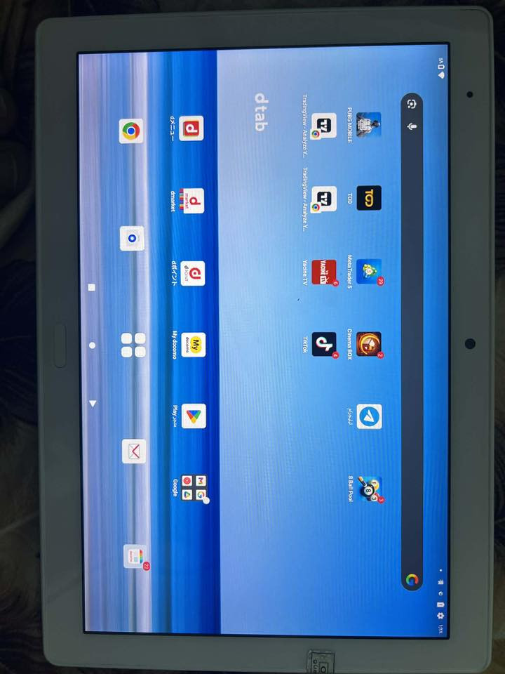 ايباد دوكومو بالة (dtab)
ذاكرة 64 
رام 6 
كامره خلفية وامايمة 
بصمة 
جهاز نضيف 
يدعم تشغيل كل التطبيقات ومنها ببجي 
السعر 120 الف 

تواصل خاص


**إذا كنت صاحب هذا الإعلان وتريد حذفه لأي سبب، رجاءا أرسل رسالة إلى الدعم الفني**