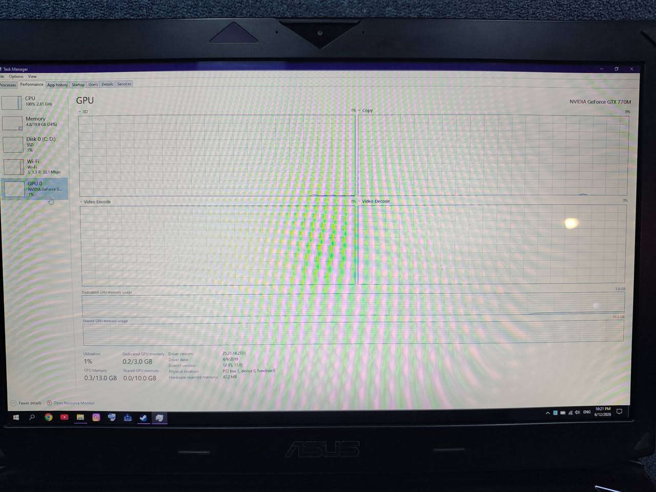 السلام عليكم
لابتوب كيمنك للبيع قوي ومتين 🔥
أسوس G75
معالج Core i7 الجيل الرابع فئة HQ
كارت شاشة خارجي GTX 770M 3G GDDR5
هارد 1 تيرا ssd 
رام 20 كيكا
كيبورد ضوئي مع اضائة اللوكو الشهير لROG خلف الشاشة
منصب عليها ويندوز خفيف مخصص للالعاب 
مع العاب قوية وموضحة بالصور هدية
السعر خاص


**إذا كنت صاحب هذا الإعلان وتريد حذفه لأي سبب، رجاءا أرسل رسالة إلى الدعم الفني**