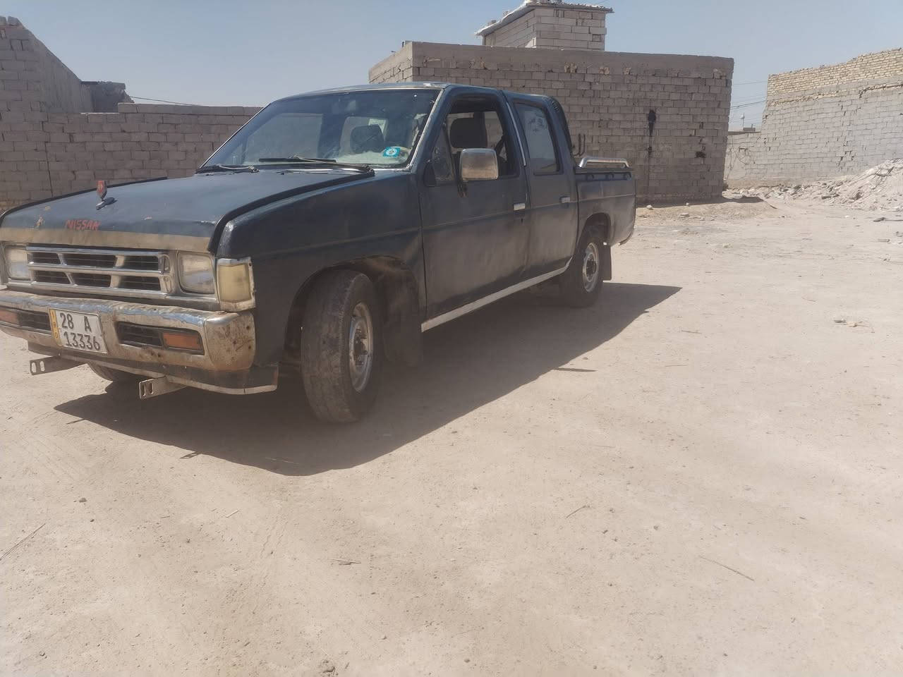 سلام عليكم بيك اب نيسان موديل ٩٣ رقم نجف نكليزي بسمي سنويه لل ٢٨  سياره خيره من الله مكينته لاا تبخير ولاا تنقيص سياره بيه مجال بل جعمقه وجايبلهه مشط ستيرن عود ادكعده بس ادبيع ولمشط لليريده وياهه مكان نجف طيق يا حسين عمود /١٣٠/ رقم الهاتف /*********** / السعر //٣٠// وبيهه مجال
