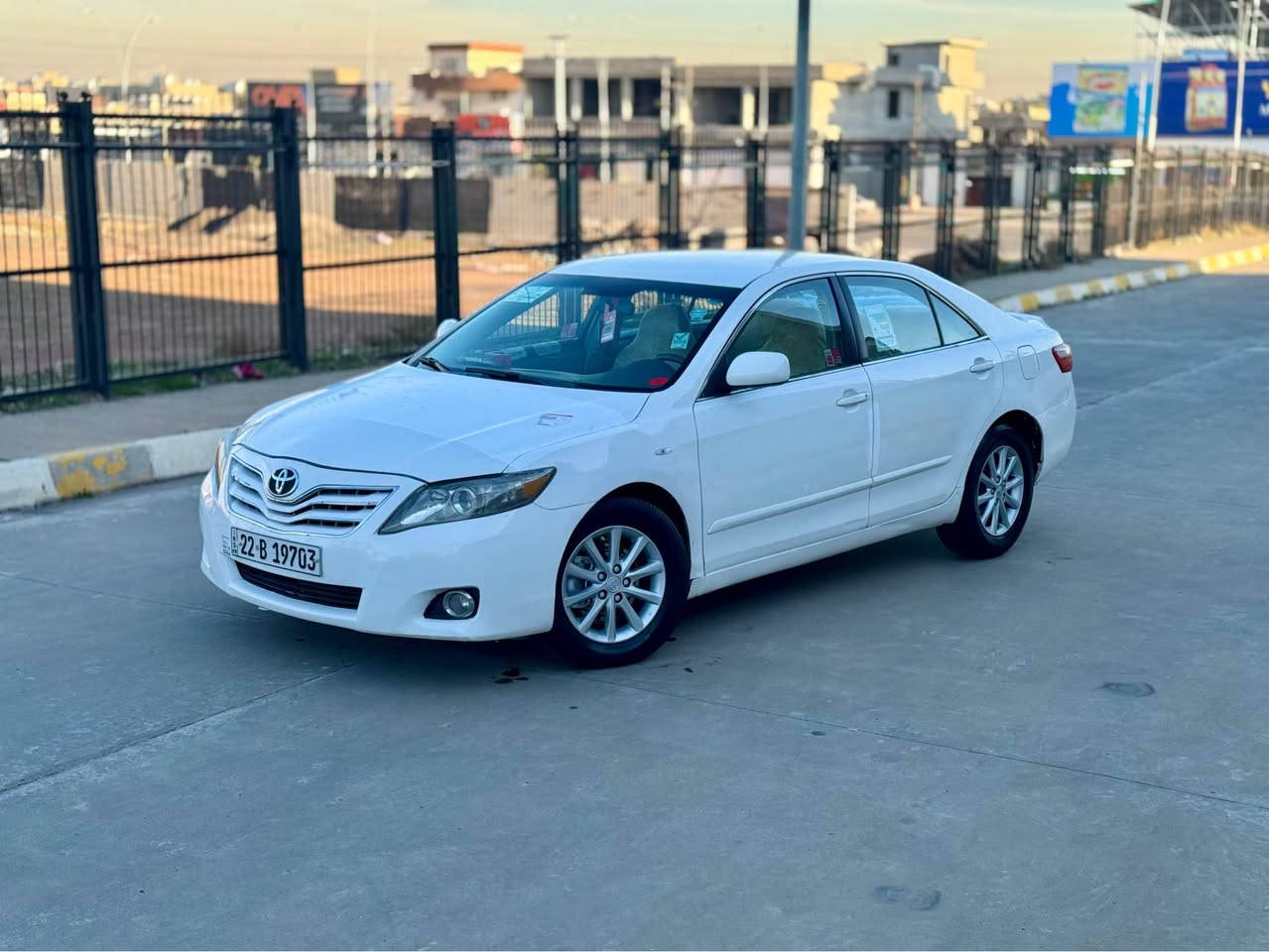 تويوتا كامري موديل ٢٠٠٨ خليجي 

سعرااا ٩٢ و مجال قليل 

مكااان كركوك اسكان 

بيها  ٣ قطع امامي صبغ بدون دواخل بدون ايرباك و
شبر بارد ب قمارة (صقف) 
محرك ٤ سلندر بشرط بدون صوت و بخار و صرف 
سيارة جاهز   مابي دينار مصرف 
تحويل و وكالة بشرط ثاني يوم 

اسيا ***********
كورك *********** كركوك, العراق
