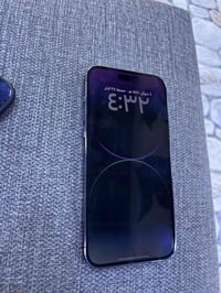 ايفون 14 برو ماكس لون بنفسجي ذاكرة256 الجهاز شرق اوسط  ماستر  بطارية74...