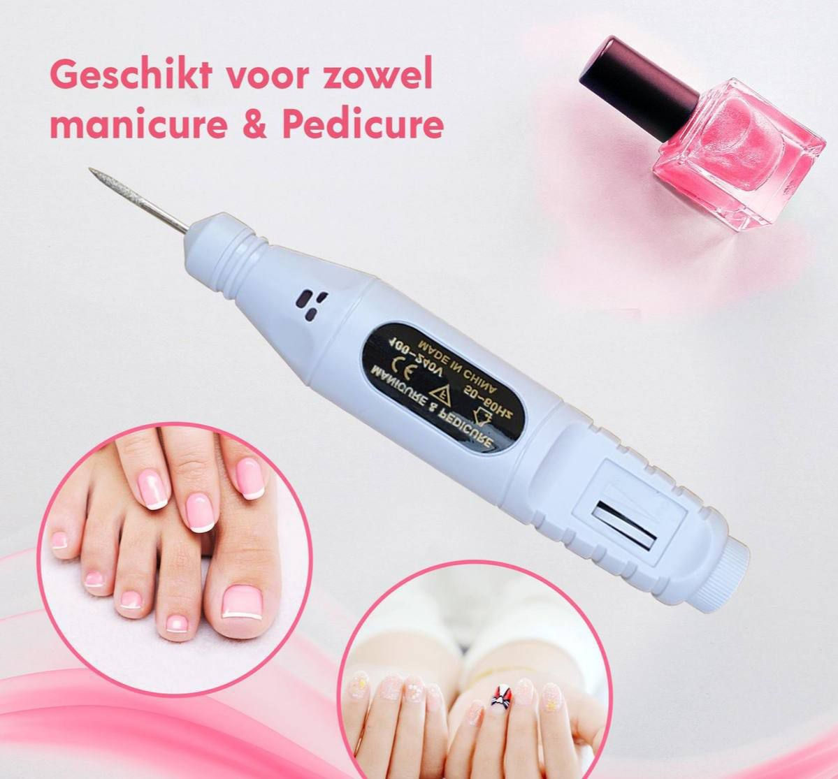 جهاز أظافر كهربائي متعدد الأغراض. 😍✔️

يتميز بسرعة متغيرة تصل إلى 20000 دورة في الدقيقة. 
يستخدم لمجموعة متنوعة من المهام مثل 
النحت ✔️
والنقش✔️
والتوجيه ✔️
والطحن✔️
والشحذ✔️
والصنفرة✔️
والتلميع✔️
والحفر✔️
يأتي مع 6 رؤوس مثقاب معدنية اختيارية و100 شريط سنفرة . 
تصميم خفيف الوزن مصنوع من سبائك الألومنيوم 

السعر


**إذا كنت صاحب هذا الإعلان وتريد حذفه لأي سبب، رجاءا أرسل رسالة إلى الدعم الفني**