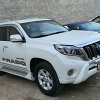 برادو 2014 أربعة سلندر 2700 كراسي أمامية كهرباء بصمة  وجهاز حماية تشغي...